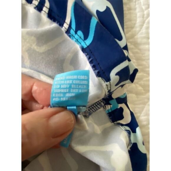 J. McLaughlin Maxi Dress XS Blue Chain Print Sleeveless V-Neck Long Dress - Picture 5 of 13